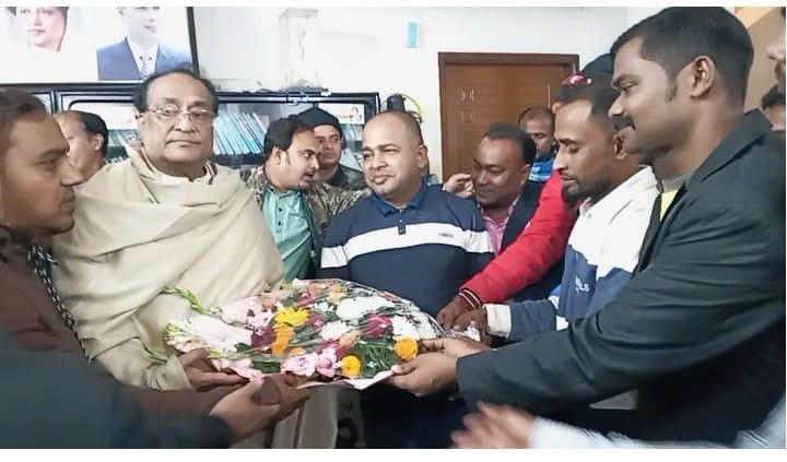 বিএনপি প্রার্থী খৈয়মের সঙ্গে জাতীয়তাবাদী গণজাগরণ দলের নেতৃবৃন্দের সৌজন্য সাক্ষাৎ